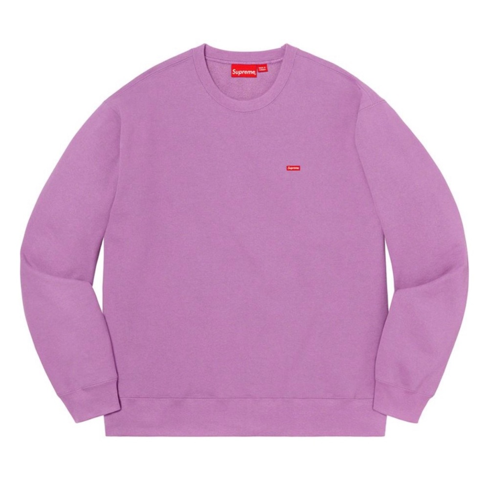 Supreme Small Box Crewneck violet Medium